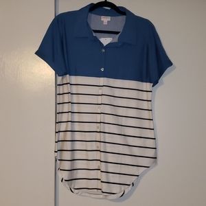 Stripped charlie top